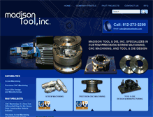 Tablet Screenshot of madisontoolinc.com